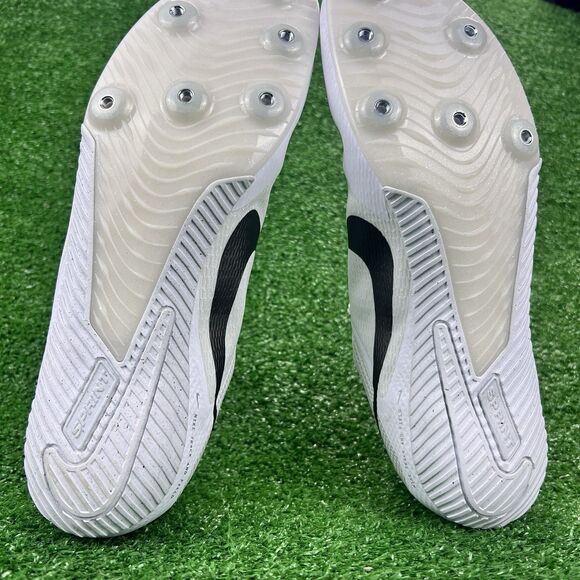Nike Zoom Rival Sprint Track Shoes Men's 10 White Black Cleat Spikes‎ DC8753-100 - Picture 17 of 17